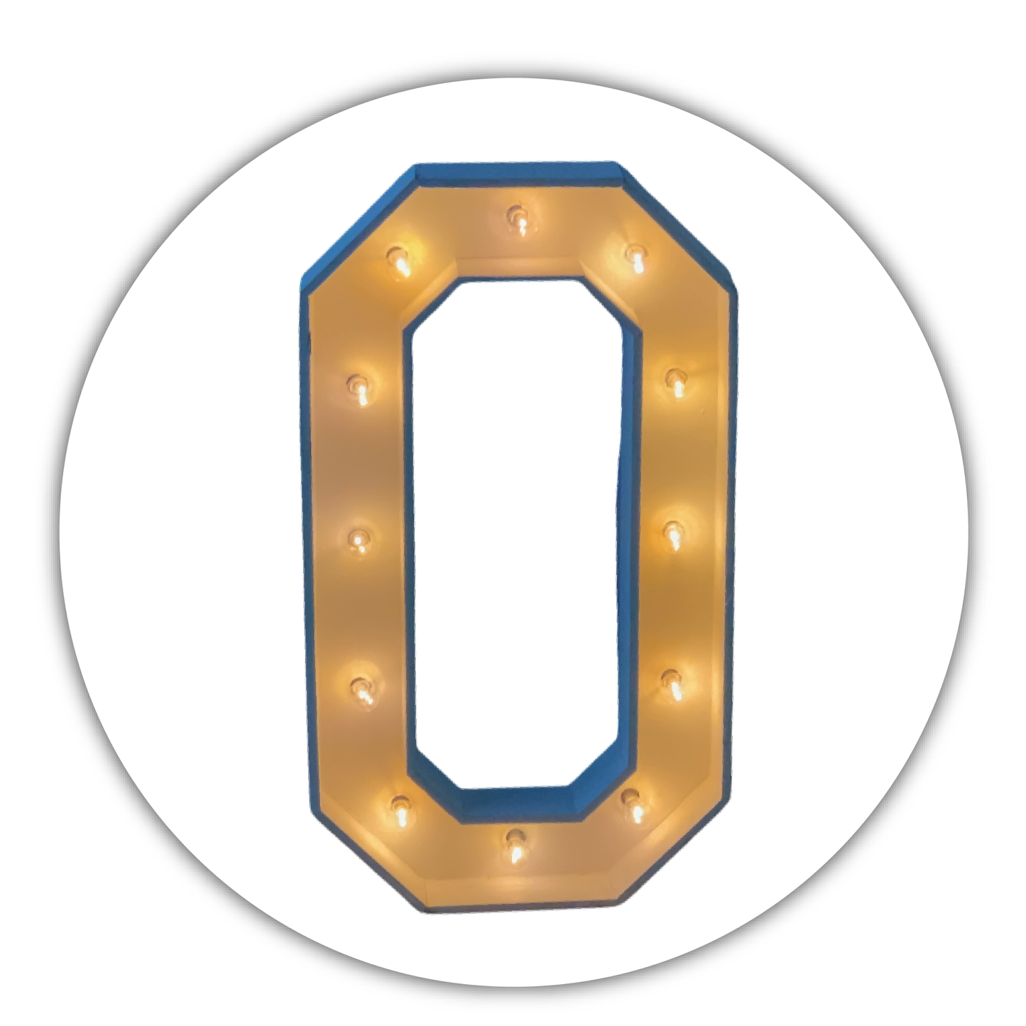 Lichtcijfer "0"