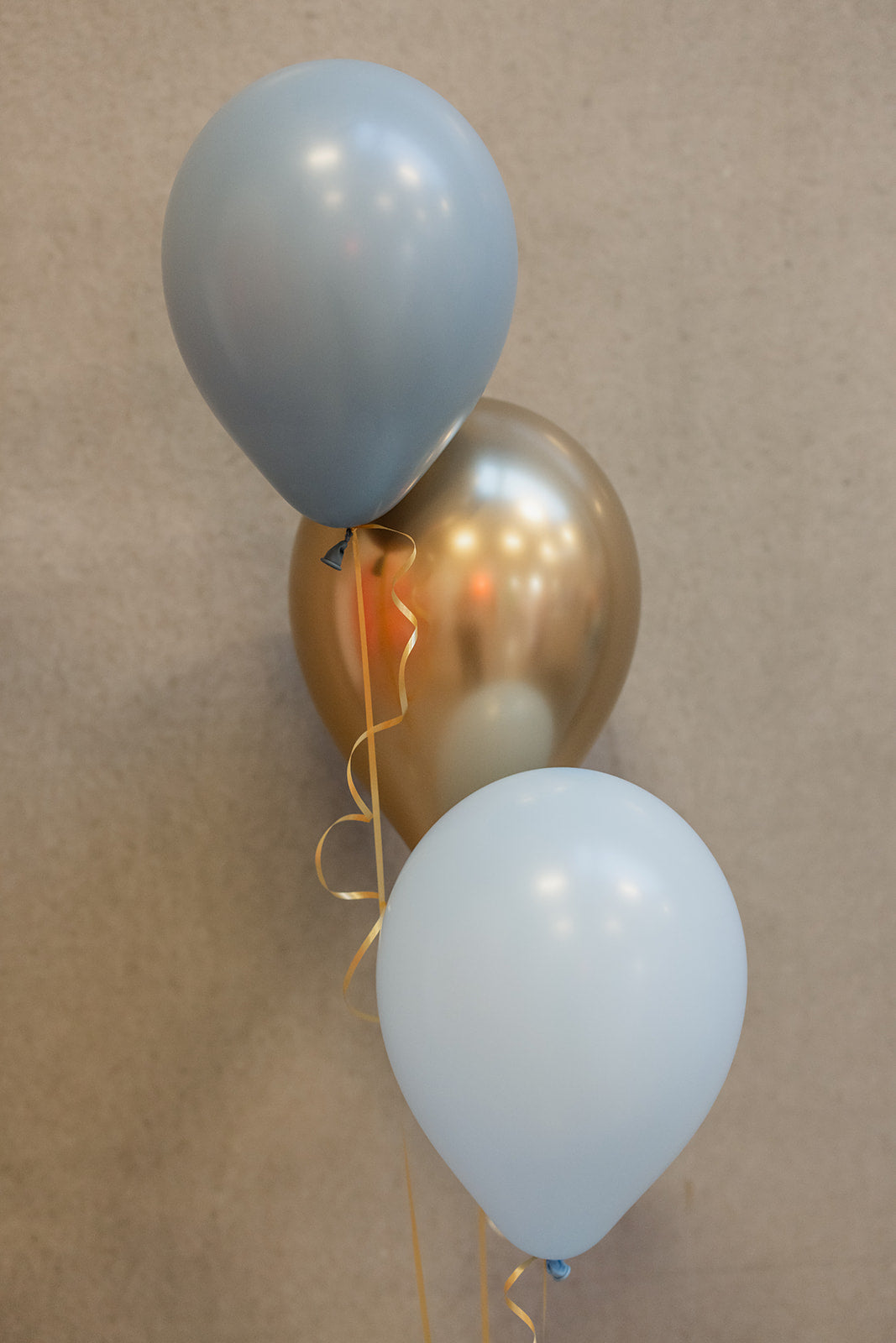 Heliumtrosje 3 ballonnen incl. gewichtje