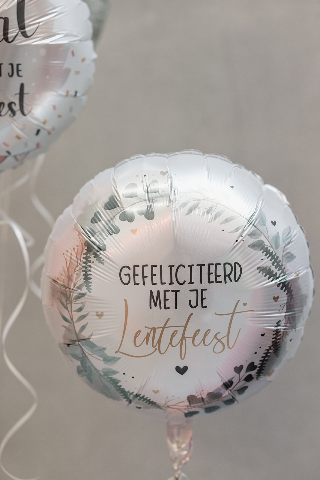 Folieballon "Gefeliciteerd Met Je Lentefeest" bladeren