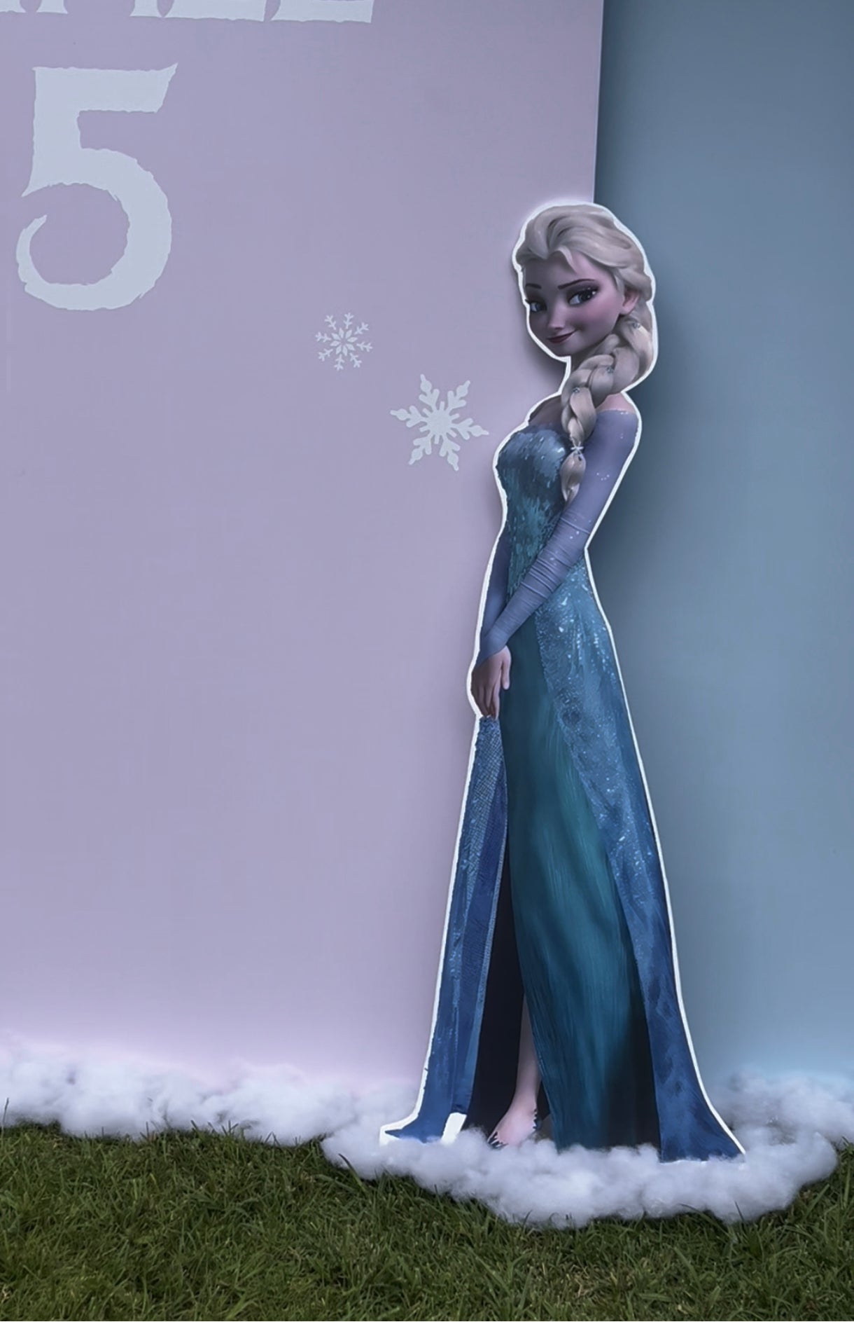 Cut-out "Elsa" maquettekarton - 39x105cm