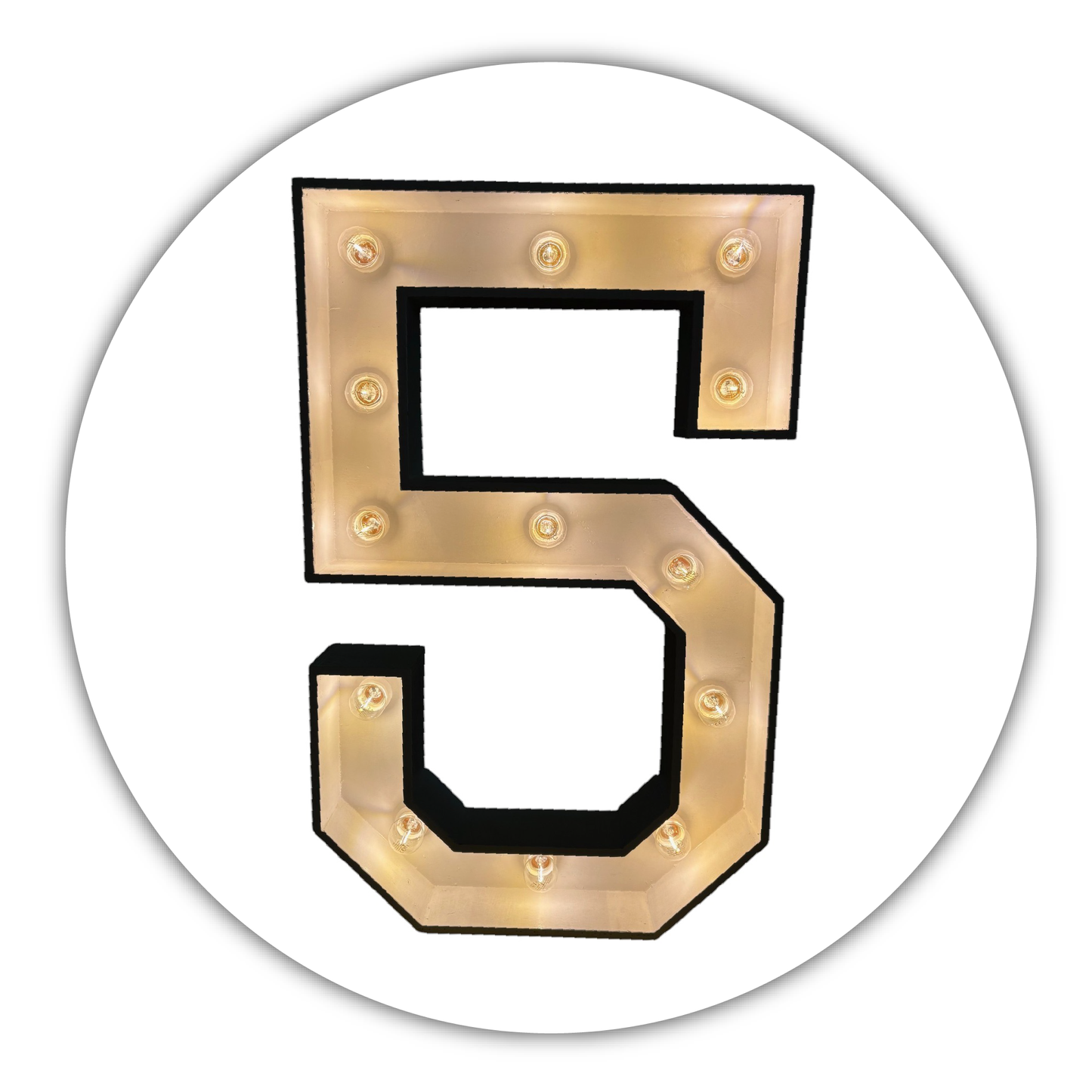 Lichtcijfer "5"