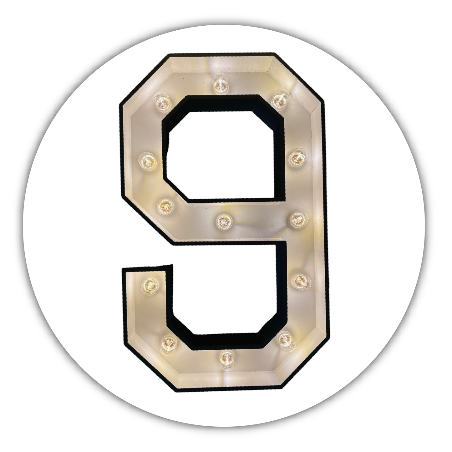 Lichtcijfer "9"