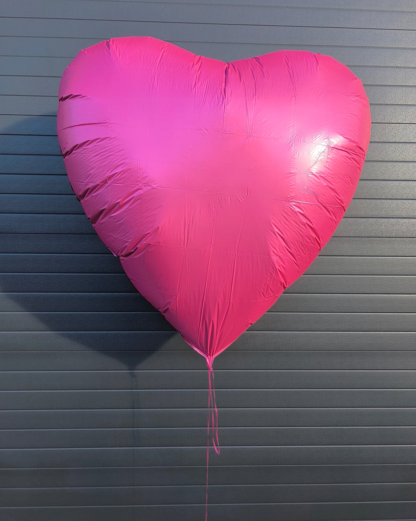 Hart folieballon roze