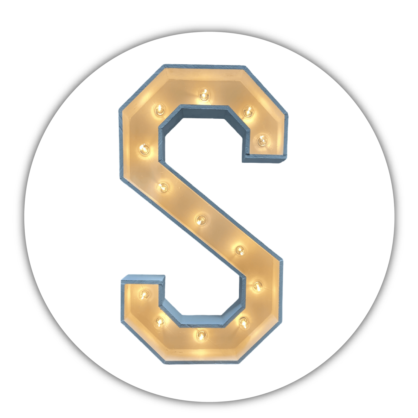 Lichtletter "S"