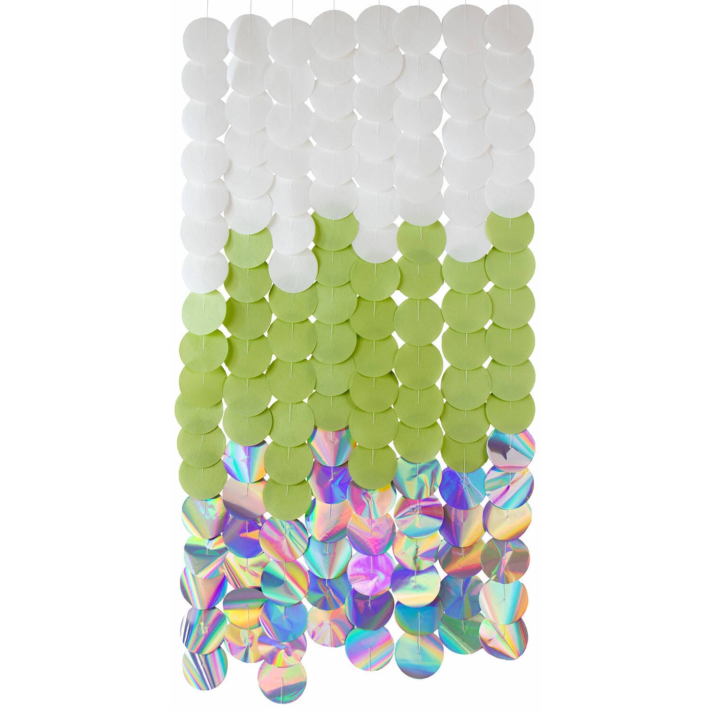 Backdrop "Mystic Morning Dew" cirkel - 80 x 170cm