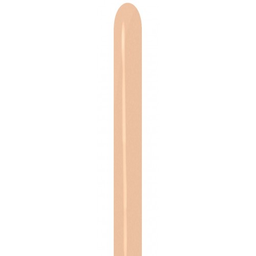 Latex modelleer ballon 10 stuks Pastel Malibu Peach mat - 660
