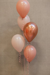 Heliumtros 5 ballonnen incl. gewichtje