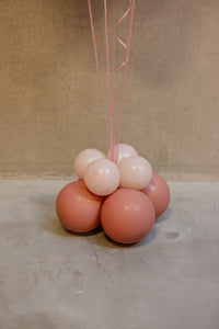 Heliumtros 5 ballonnen incl. gewichtje