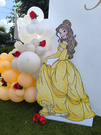 Cut-out "Belle" maquettekarton - 62x103cm