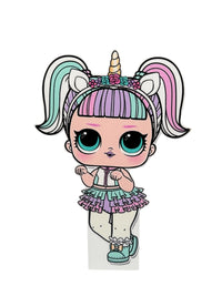 Cut-out "LOL SURPRISE Unicorn" maquettekarton - 82x58cm