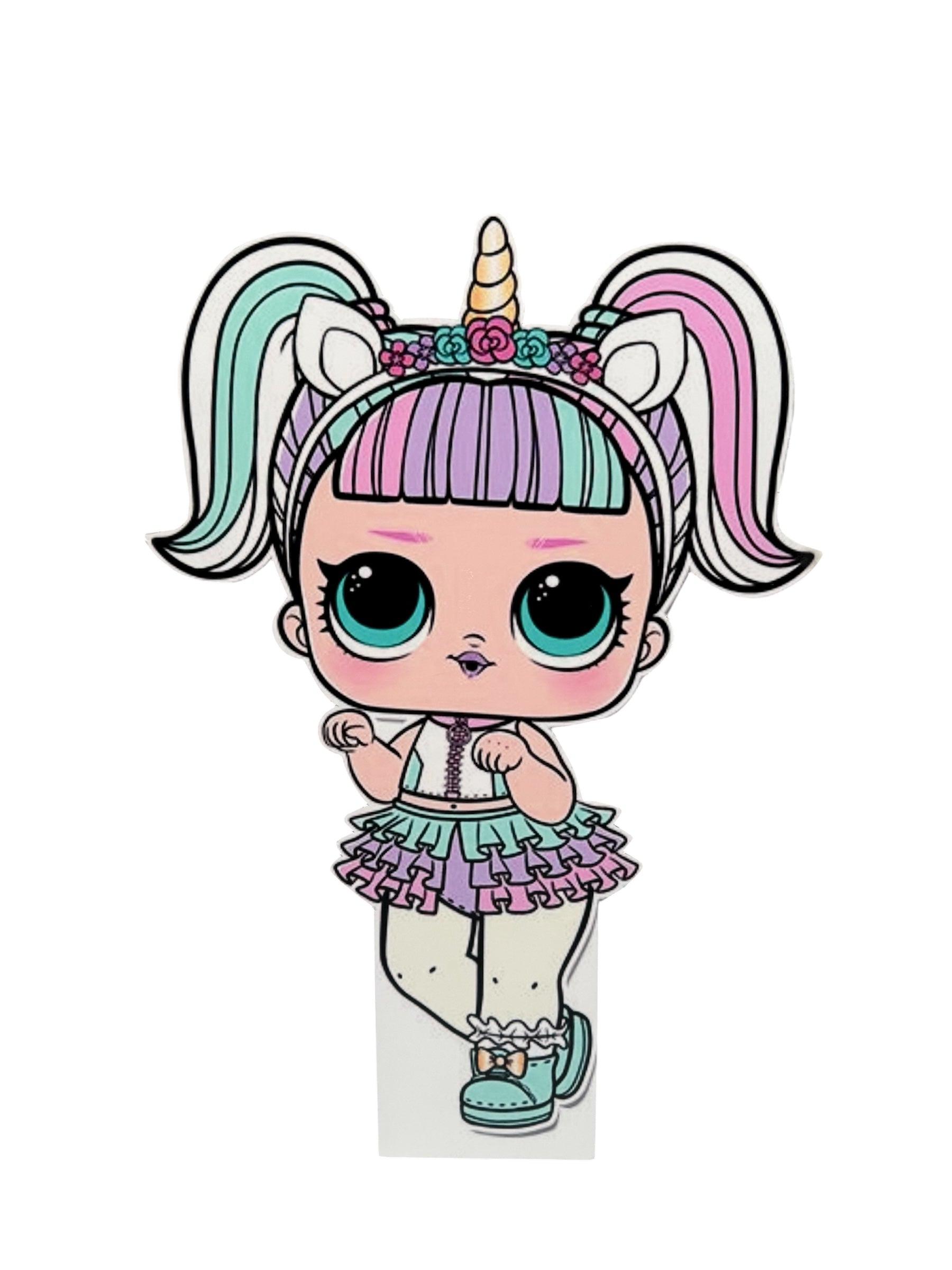 Cut-out "LOL SURPRISE Unicorn" maquettekarton - 82x58cm