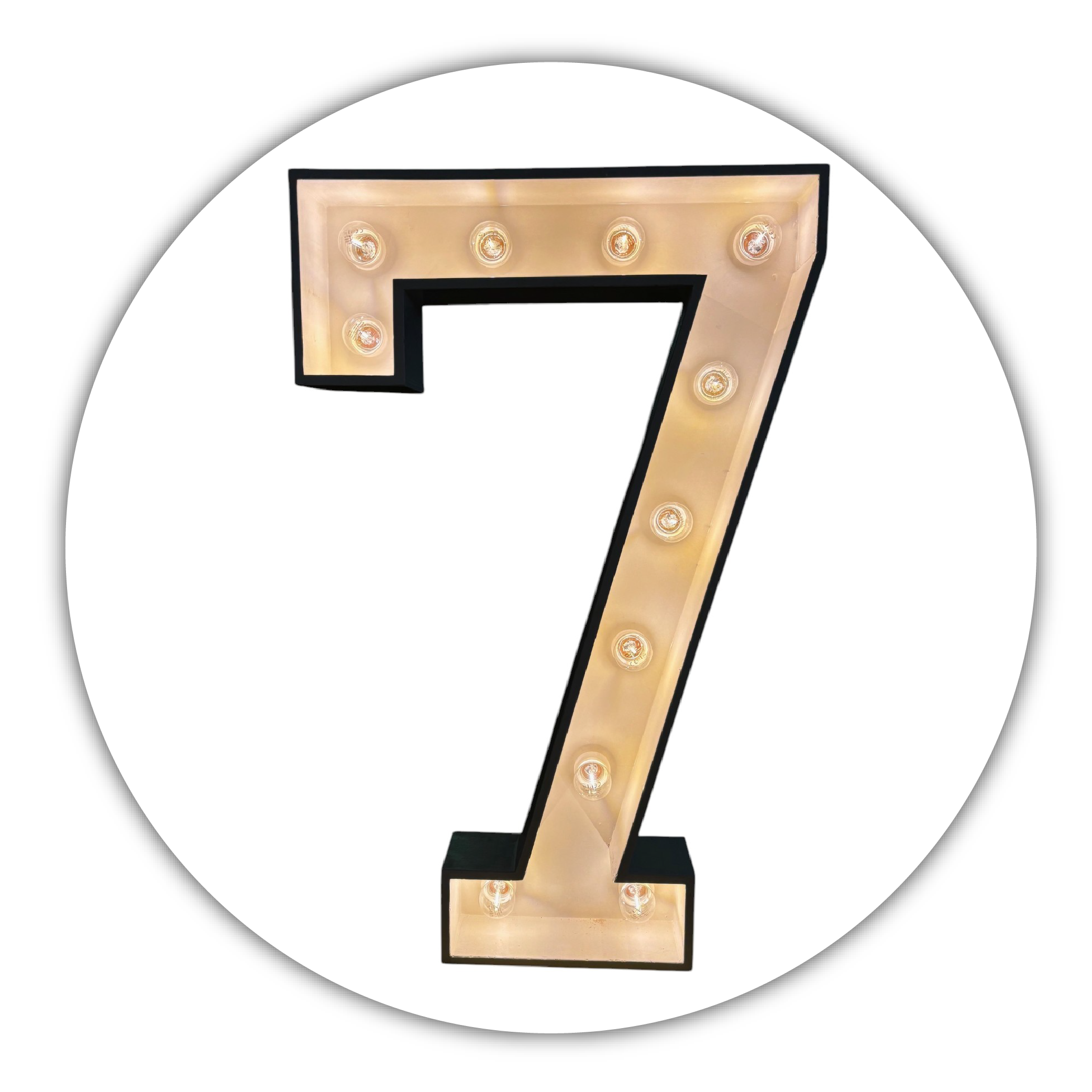 Lichtcijfer "7"