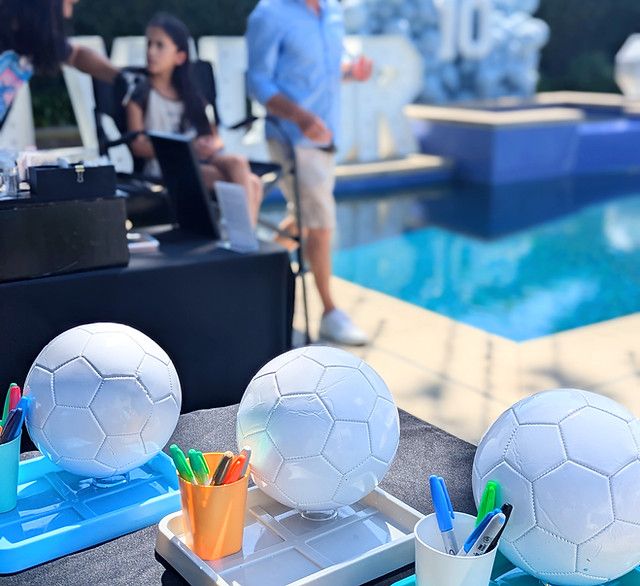 Voetballen versieren
