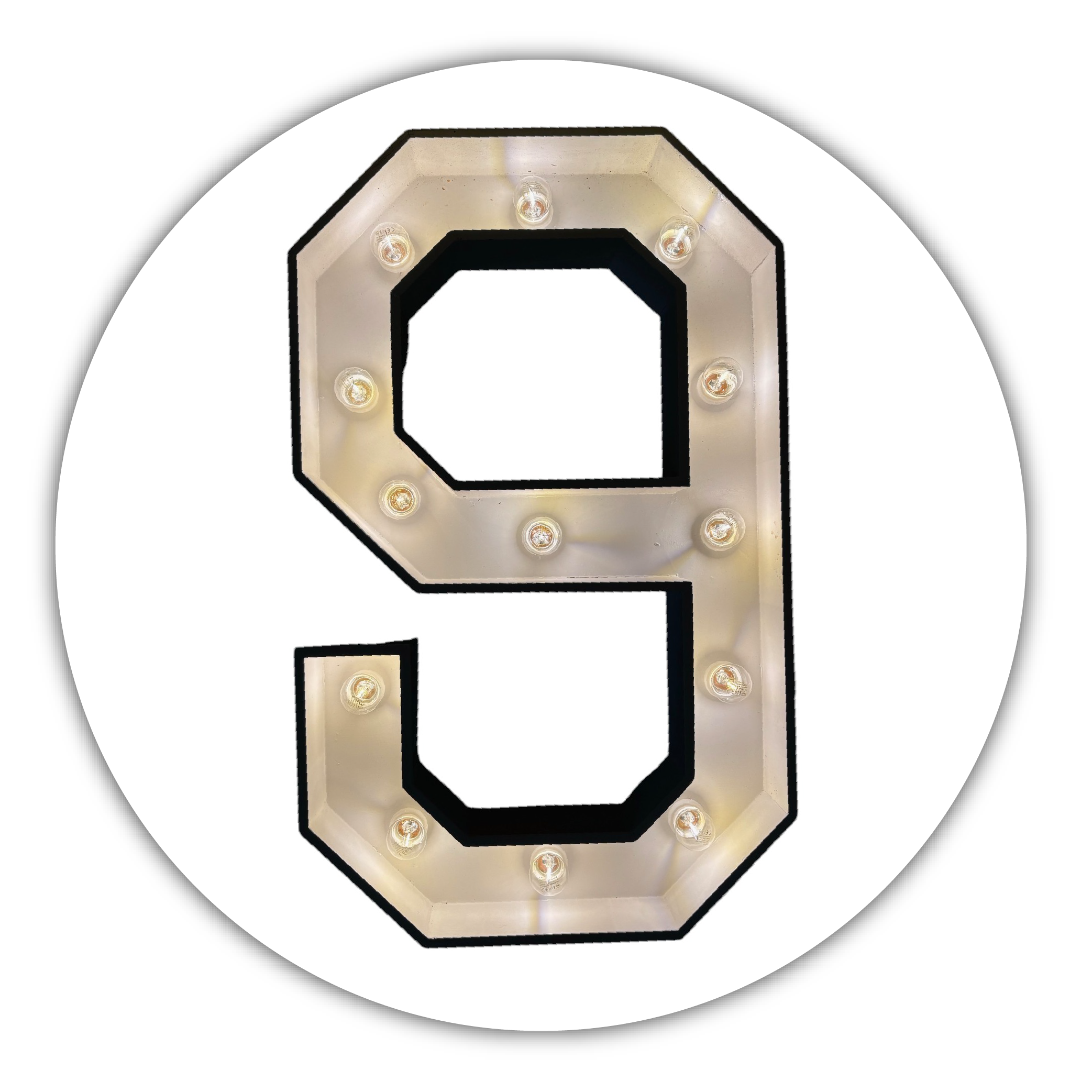 Lichtcijfer "9"