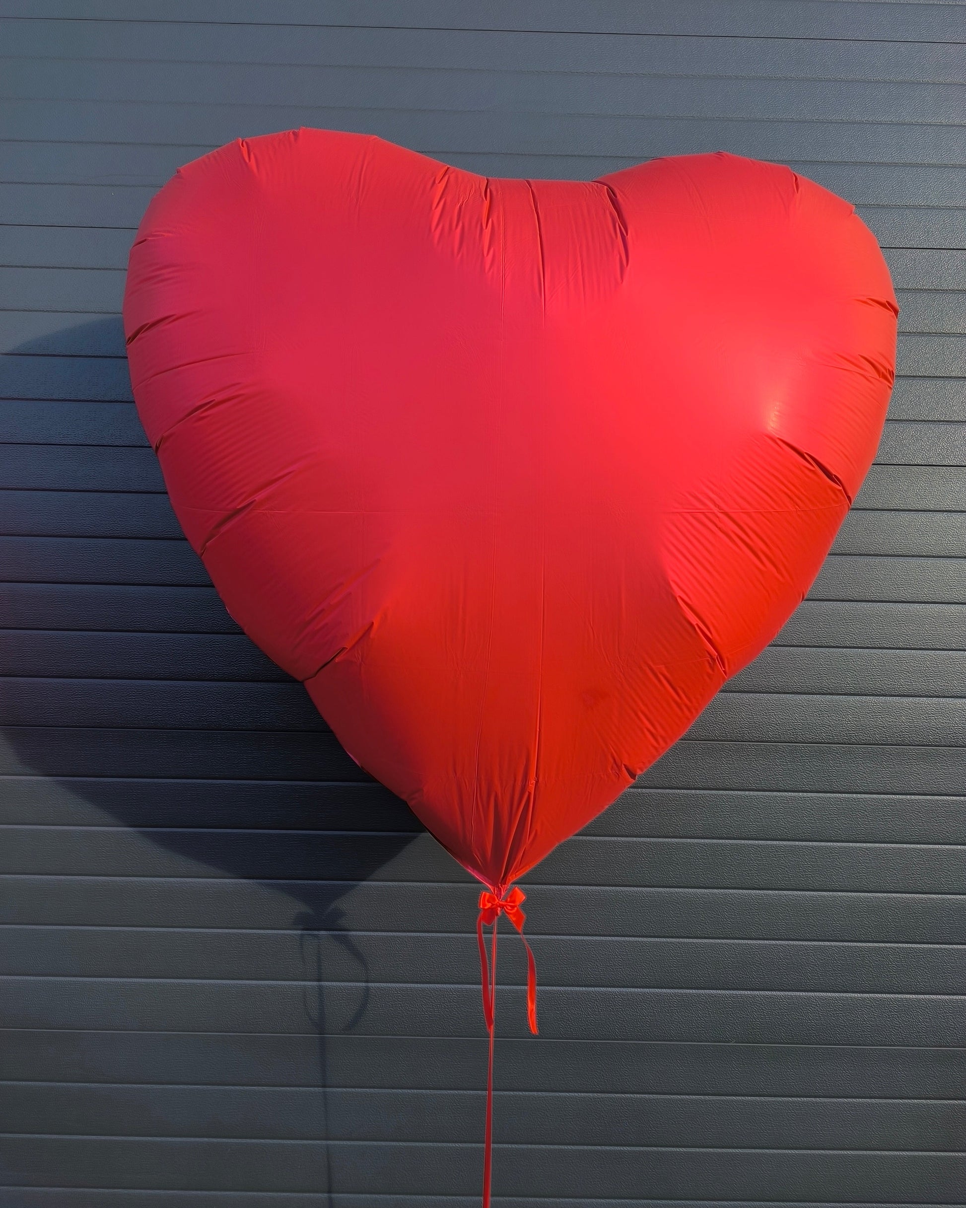 Hart folieballon rood