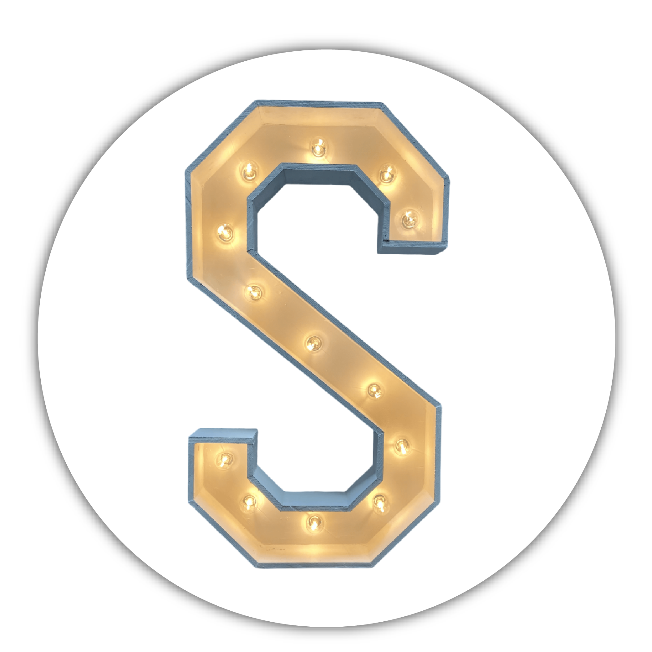 Lichtletter "S"