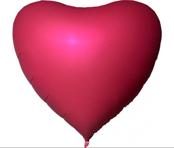 Folieballon hart 68inch rood