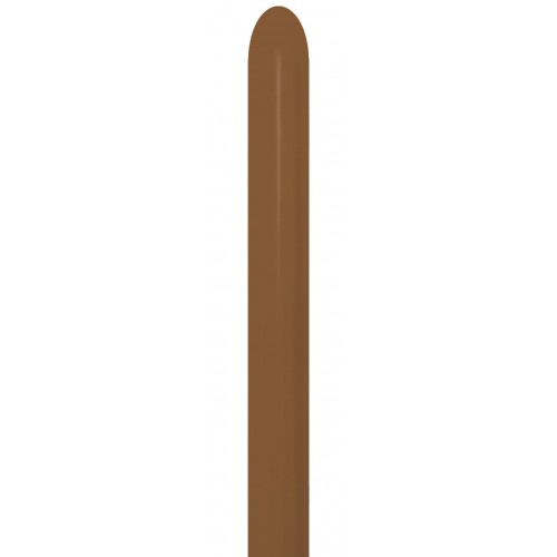 Latex modelleer ballon 10 stuks - coffee-074