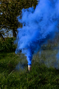 Gender reveal rookbommen - blauw (5st)